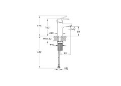 Flow Soft Lavabo Bataryası Krom A42988